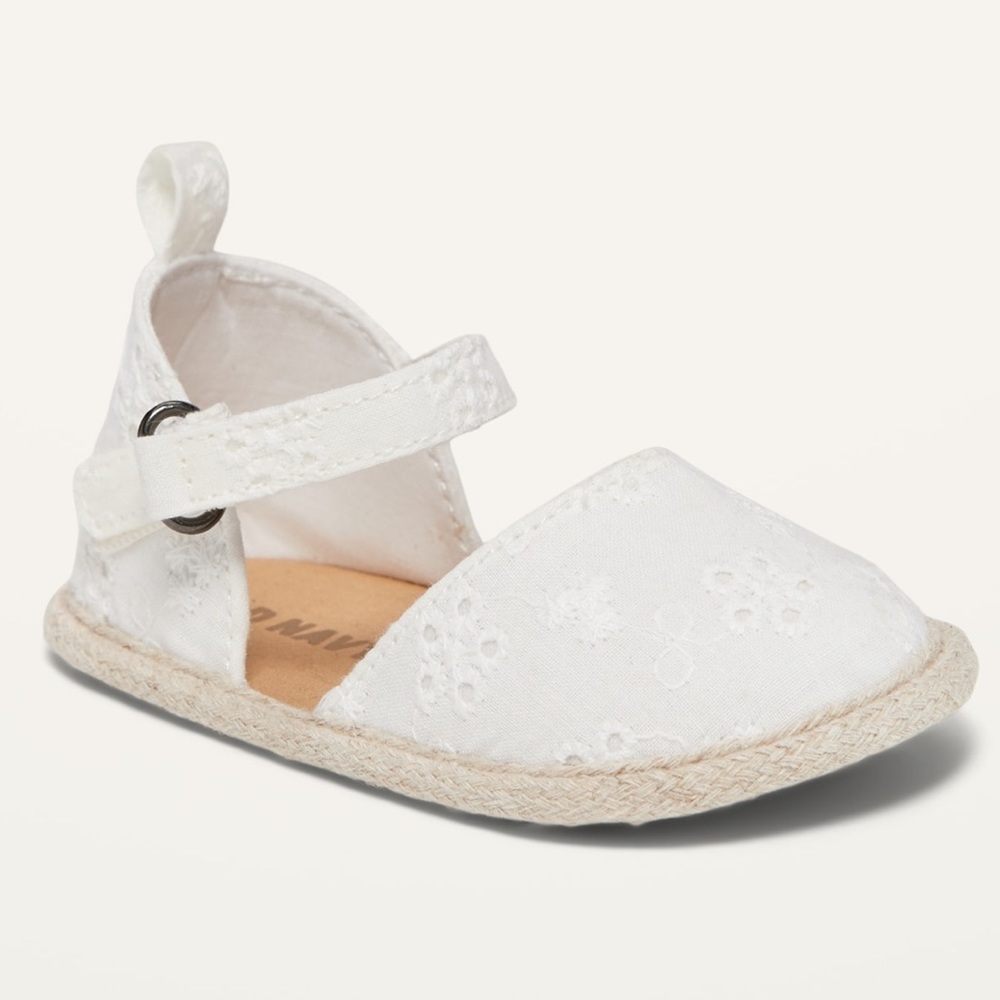 Ankle strap espadrilles for baby 12-18 month